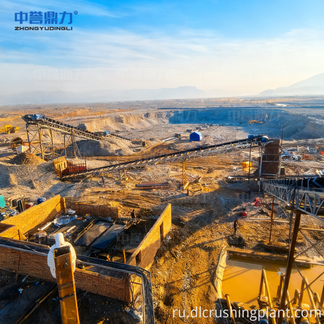 Линия обогащения золотой руды производительностью 120 тонн в час 120 TPH Gold Ore Dressing Line